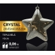 Crystal závěsná hvězda 15 LED
