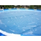 Solární plachta modrá pro bazény s Ø hladiny 3,6 m