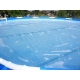 Solární plachta modrá pro bazény s Ø hladiny 3 m