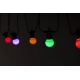 Světelný párty řetěz 100 LED - barevná