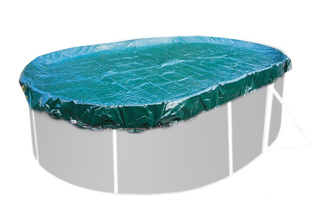 Levně Krycí plachta SUPREME pro oválné bazény Orlando Premium 3,66 x 7,32 m - zelená