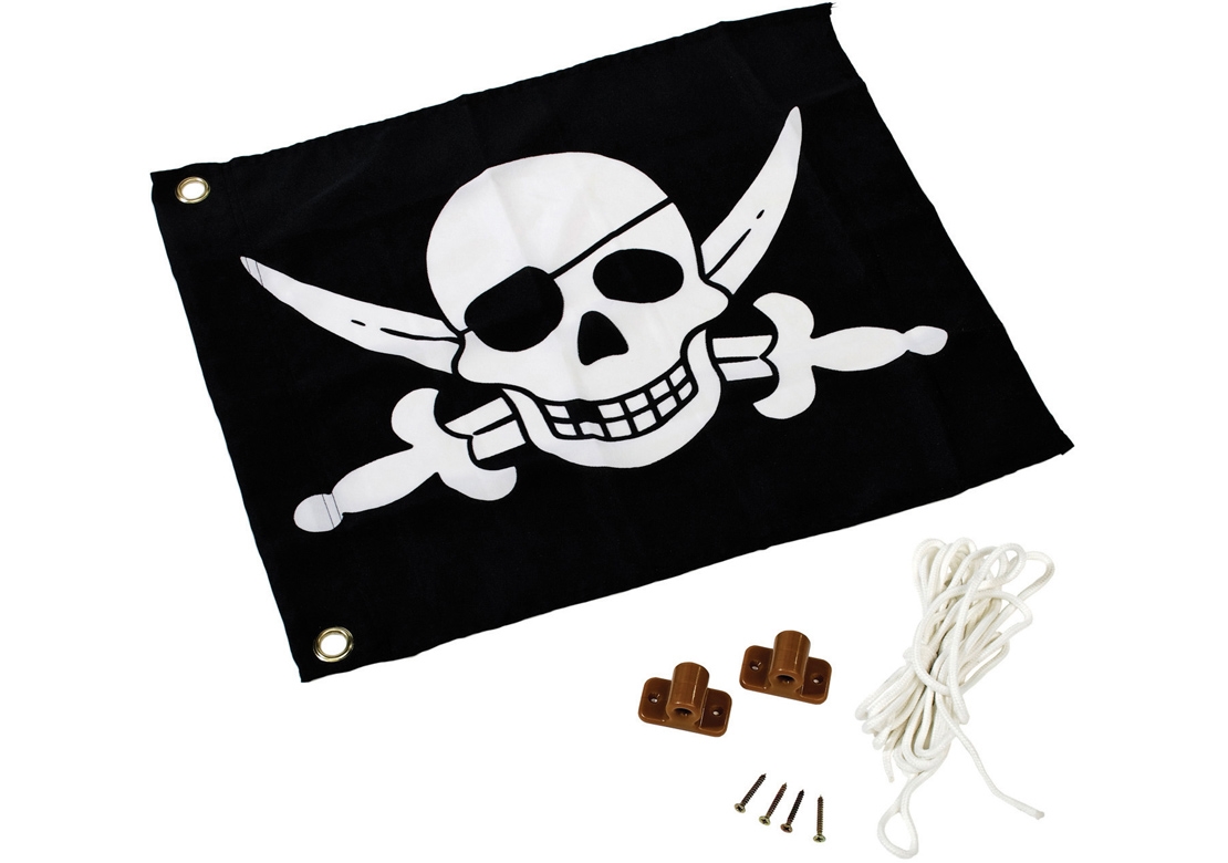 Levně Marimex Play Vlajka pirát