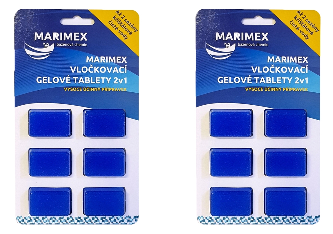 Levně Vločkovací gelová tableta 2v1 Marimex - sada 2ks