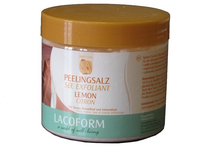 Levně Peelingová sůl 0,5 kg - citron