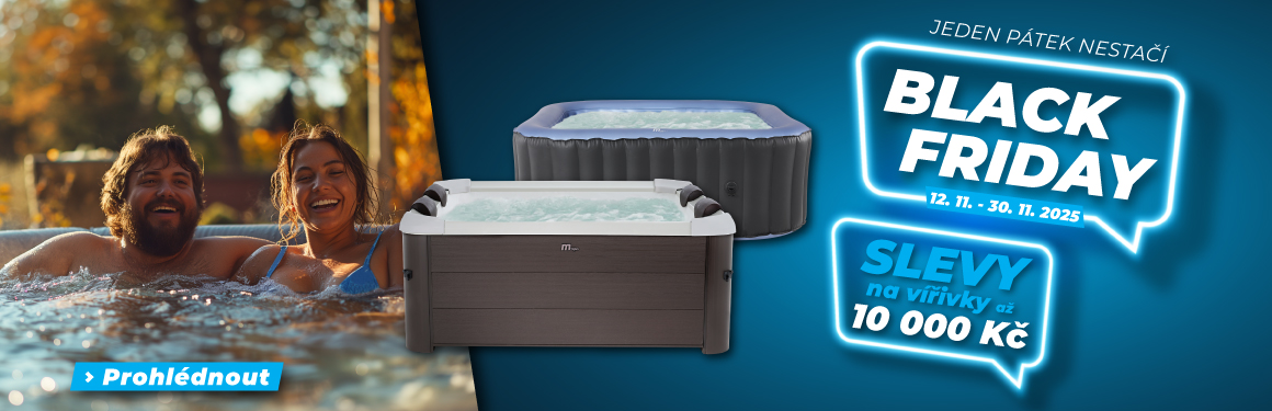 Black Friday slevy na vířivky až 10 000 Kč