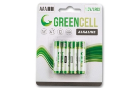 Baterie mikrotužkové GreenCell AAA - 4 ks