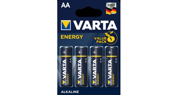 Baterie tužkové (AA) VARTA Energy - 4 ks