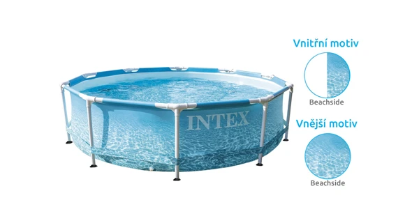 Bazén Florida 3,05x0,76 m bez příslušenství - motiv BEACHSIDE (poškozený obal)