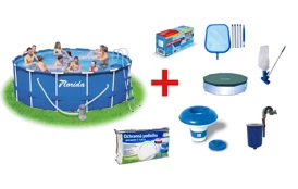 Bazén Florida 3,66 x 0,99 m s kartušovou filtrací a příslušenstvím