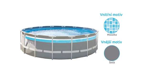 Bazén Florida Premium CLEARVIEW 4,88x1,22 m s kartušovou filtrací