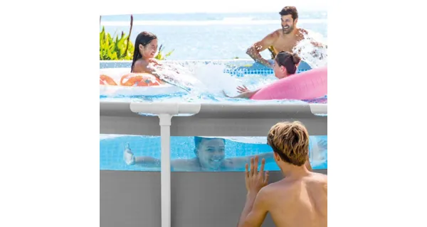 Bazén Florida Premium CLEARVIEW 4,88x1,22 m s kartušovou filtrací