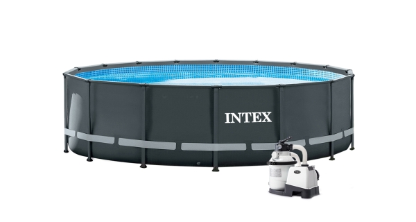 Bazén Florida Premium Grey 4,88x1,22 m s pískovou filtrací a příslušenstvím (poškozený obal)