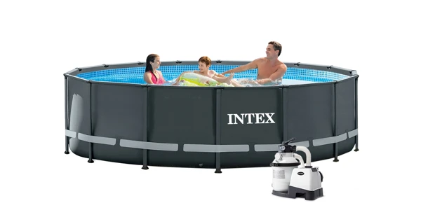 Bazén Florida Premium Grey 4,88x1,22 m s pískovou filtrací a příslušenstvím (poškozený obal)