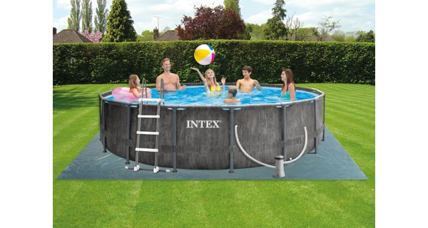 Bazén Florida Premium Greywood 4,57x1,22 m s kartušovou filtrací a příslušenstvím