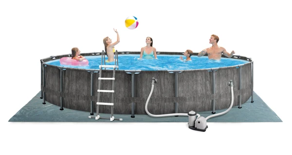 Bazén Florida Premium Greywood 5,49x1,22 m s kartušovou filtrací a příslušenstvím