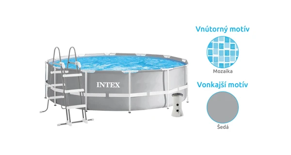 T-spoj bazénu Florida Prism 3,66x0,99 m s kartušovou filtrací