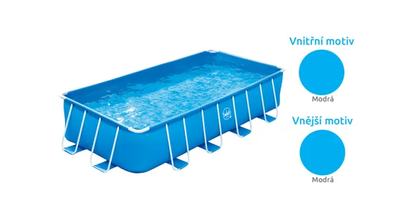 Bazén Florida SWING 4,88x2,44x1,07m s kartušovou filtrací a příslušenstvím