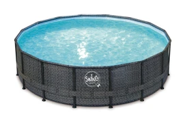 Bazén Florida  SWING 5,49x1,32m bez příslušenství - motiv RATAN (poškozený obal)