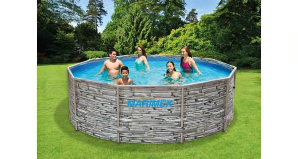 Bazén Marimex Florida 3,05x0,91 m bez příslušenství - motiv KÁMEN (Poškozený obal)