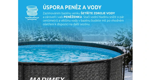Bazén Marimex Florida 3,05x0,91 m bez příslušenství - motiv RATAN (náhradní obal)