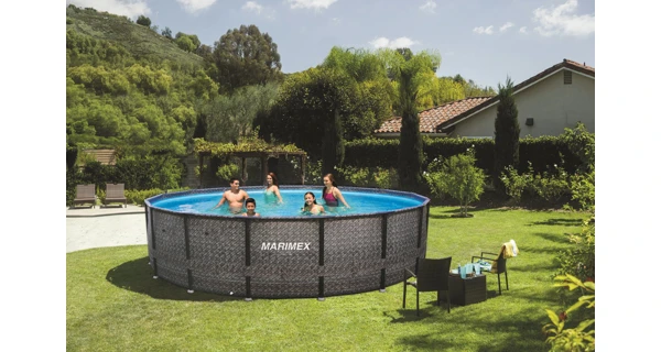 Bazén Marimex Florida 3,05x0,91 m s pískovou filtrací - motiv RATAN