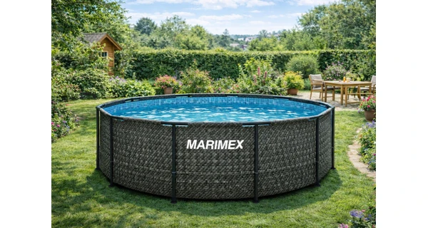 Bazén Marimex Florida 3,05x0,91 m s pískovou filtrací - motiv RATAN