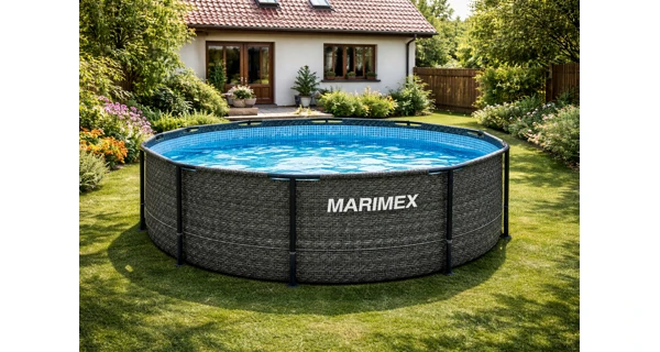 Bazén Marimex Florida 3,05x0,91 m se zabudovaným skimmerem - motiv RATAN (poškozený obal)