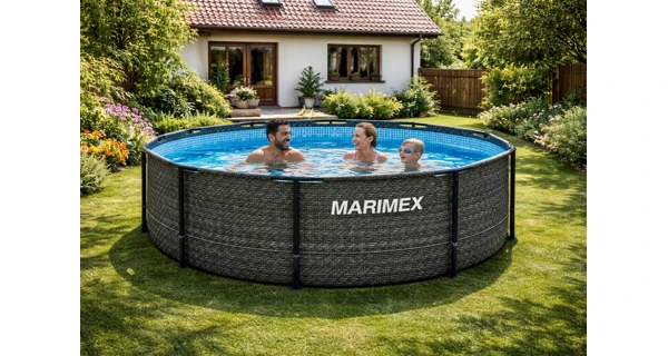 Bazén Marimex Florida 3,05x0,91 m se zabudovaným skimmerem - motiv RATAN (poškozený obal)