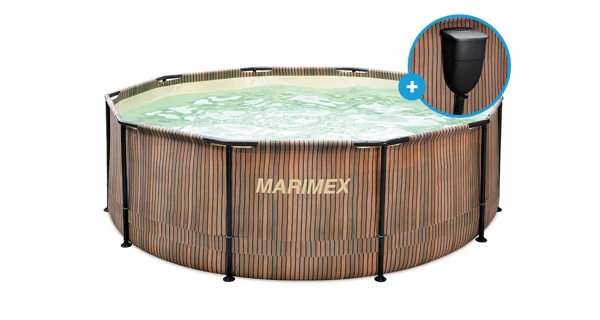Bazén Marimex Florida 3,05x0,91 m se zabudovaným skimmerem - motiv TEAK