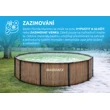 Bazén Marimex Florida 3,05x0,91 m se zabudovaným skimmerem - motiv TEAK