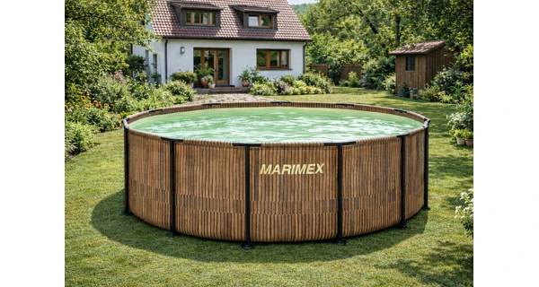 Bazén Marimex Florida 3,05x0,91 m se zabudovaným skimmerem - motiv TEAK