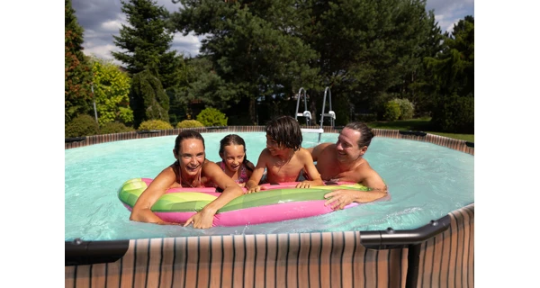 Bazén Marimex Florida 3,05x0,91 m se zabudovaným skimmerem - motiv TEAK