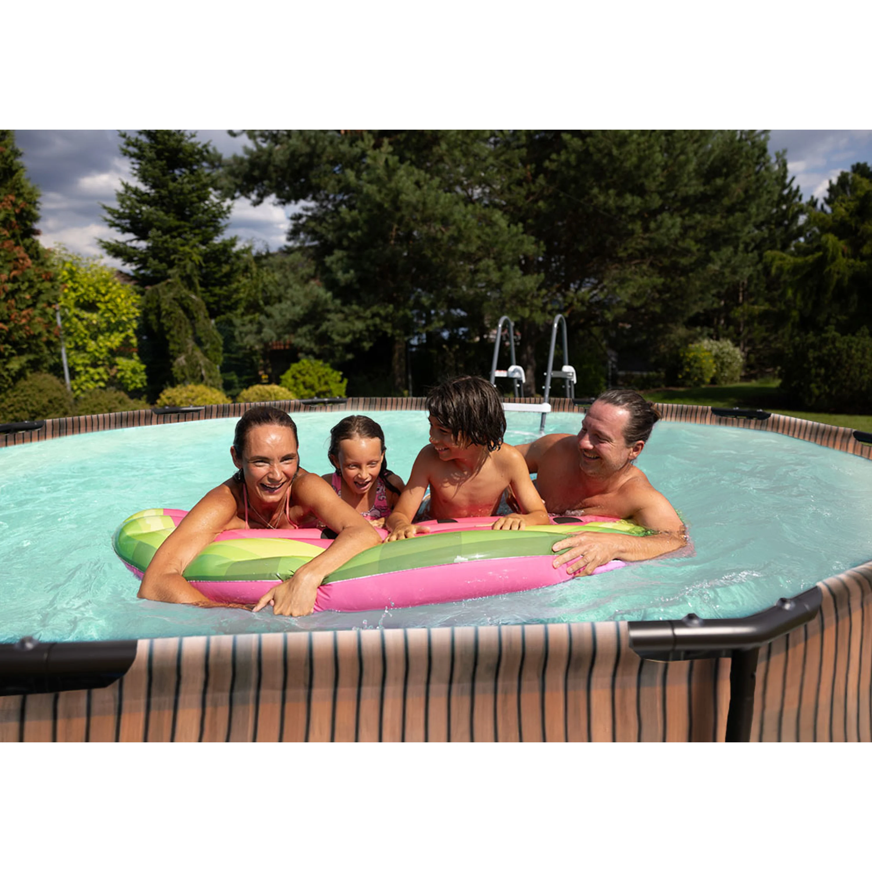 Marimex | Bazén Marimex Florida 3,05x0,91 m se zabudovaným skimmerem - motiv TEAK | 10340284 Obrázek