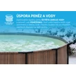 Bazén Marimex Florida 3,05x0,91 m se zabudovaným skimmerem - motiv TEAK (náhradní obal)