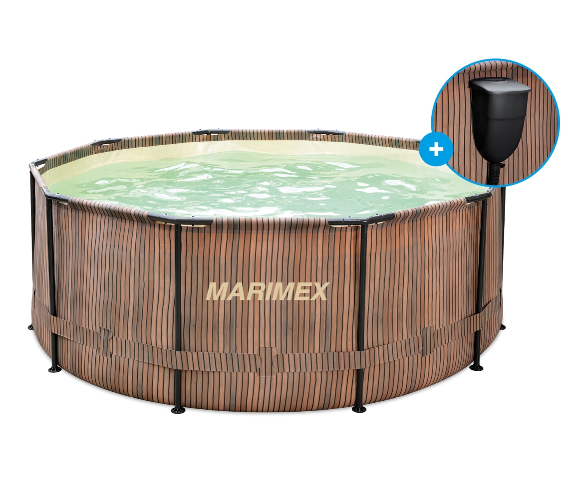 Marimex | Bazén Marimex Florida 3,05x0,91 m se zabudovaným skimmerem - motiv TEAK (poškozený obal) | 103402840