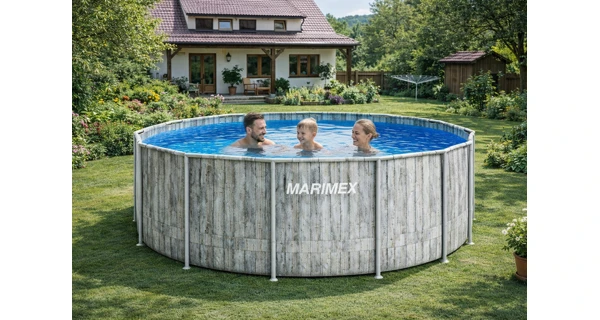 Bazén Marimex Florida 3,05x0,91 m se zabudovaným skimmerem - ŠEDÉ DŘEVO