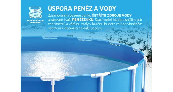 Bazén Marimex Florida 3,05x0,91m bez příslušenství - motiv transparentní