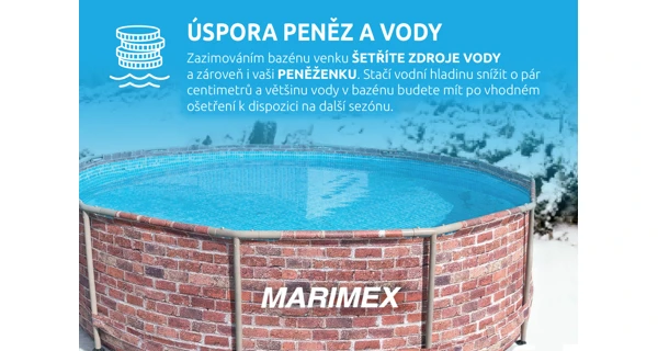 Bazén Marimex Florida 3,66x0,99 m bez příslušenství - motiv CIHLA