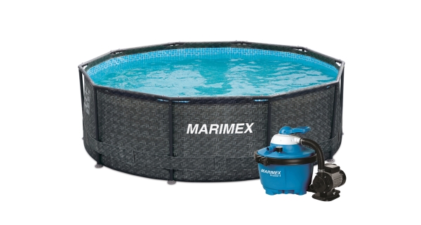 Bazén Marimex Florida 3,66x0,99 m - motiv RATAN s pískovou filtrací
