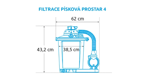 Bazén Marimex Florida 3,66x0,99 m s pískovou filtrací - motiv CIHLA