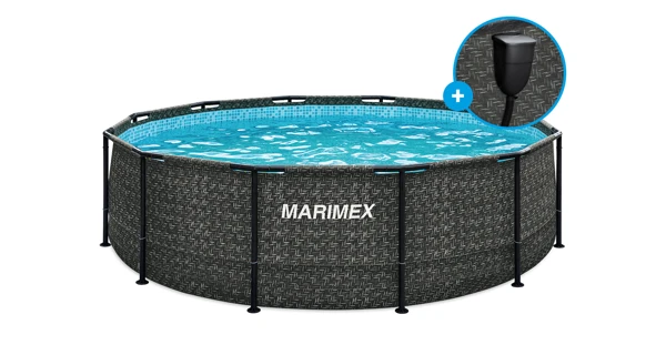 Bazén Marimex Florida 3,66x0,99 m se zabudovaným skimmerem - motiv RATAN