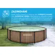 Bazén Marimex Florida 3,66x0,99 m se zabudovaným skimmerem - motiv TEAK