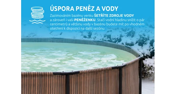Bazén Marimex Florida 3,66x0,99 m se zabudovaným skimmerem - motiv TEAK (náhradní obal)