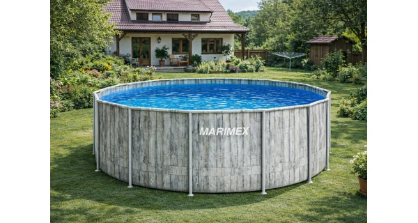 Bazén Marimex Florida 3,66x0,99 m se zabudovaným skimmerem - ŠEDÉ DŘEVO KOPIE