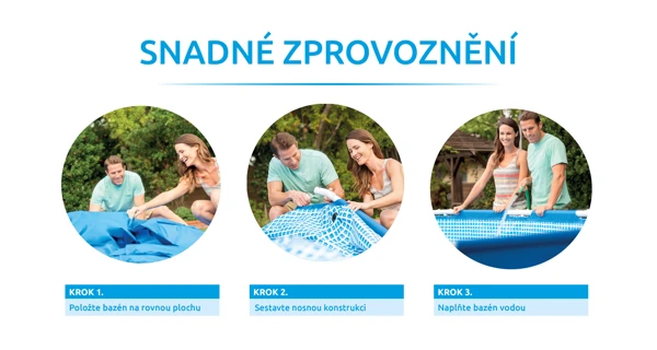 Bazén Marimex Florida 3,66x1,22 m bez příslušenství - motiv KÁMEN (model 2025)