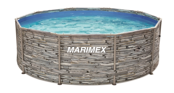 Bazén Marimex Florida 3,66x1,22 m bez příslušenství - motiv KÁMEN (Poškozený obal)