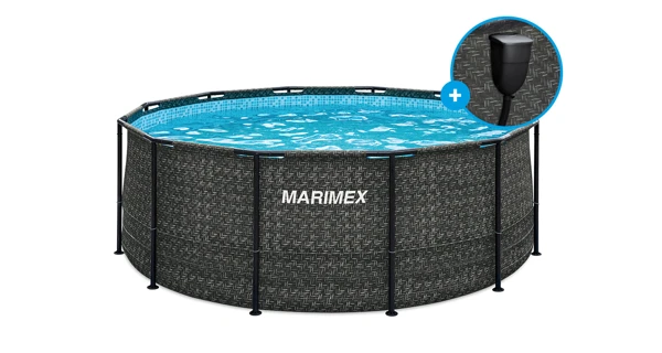 Bazén Marimex Florida 3,66x1,22 m se zabudovaným skimmerem - motiv RATAN