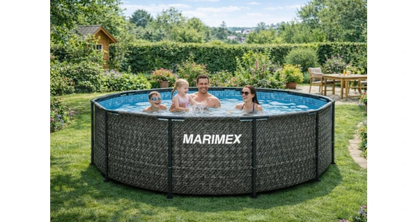 Bazén Marimex Florida 3,66x1,22 m se zabudovaným skimmerem - motiv RATAN (poškozený obal)