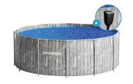 Bazén Marimex Florida 3,66x1,22 m se zabudovaným skimmerem - motiv ŠEDÉ DŘEVO