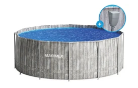 Bazén Marimex Florida 3,66x1,22 m se zabudovaným skimmerem - motiv ŠEDÉ DŘEVO